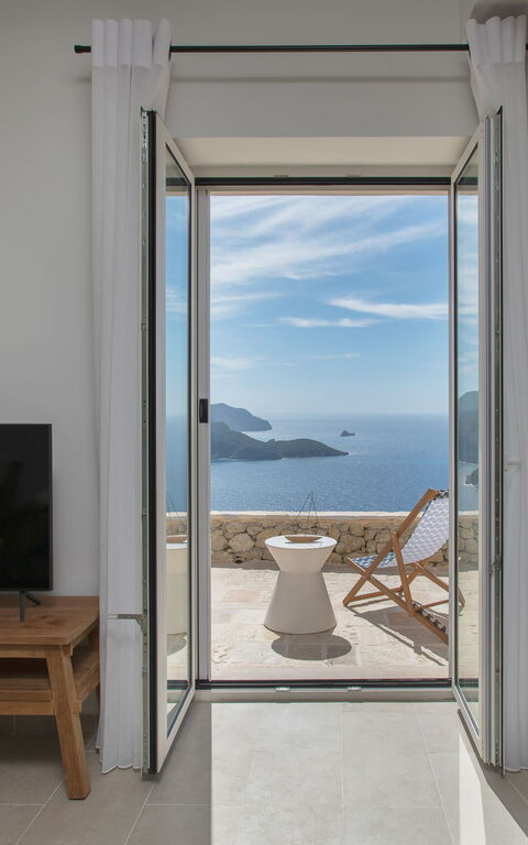 Villa Thea Mare Maistro: Balkon / Terrasse / Patio, Schlafzimmer