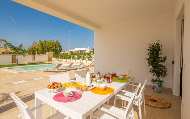 Villa Palibella: Außen, Balkon / Terrasse / Patio, Draussen