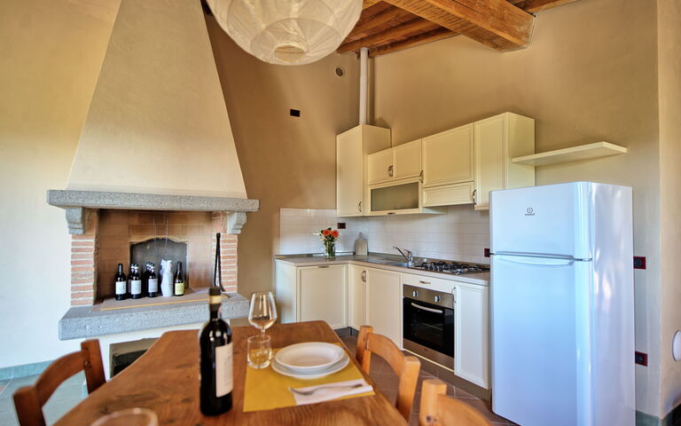 Unterkunft Torre 1: Esszimmer, Küche