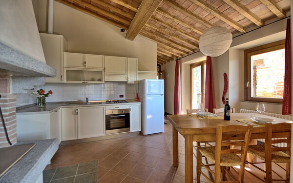 Unterkunft Torre 1: Esszimmer, Küche