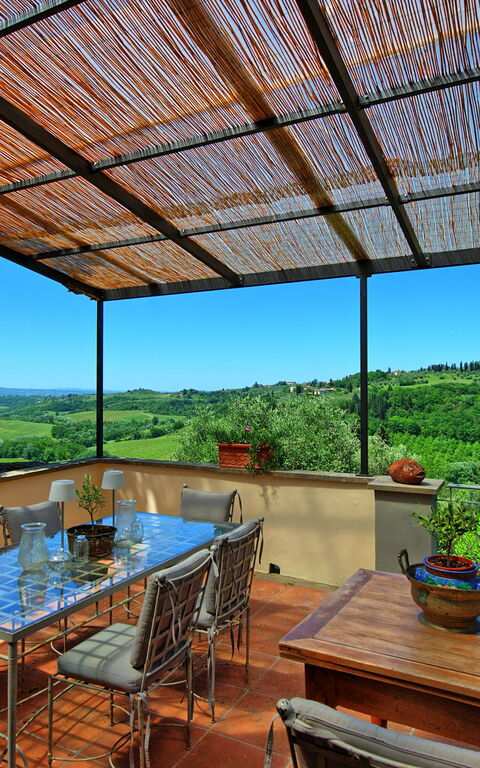 Villa Casciani: Ansichten, Balkon / Terrasse / Patio, Draussen