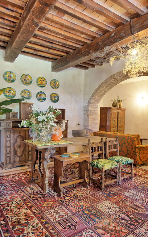 Villa Casciani: Wohnzimmer