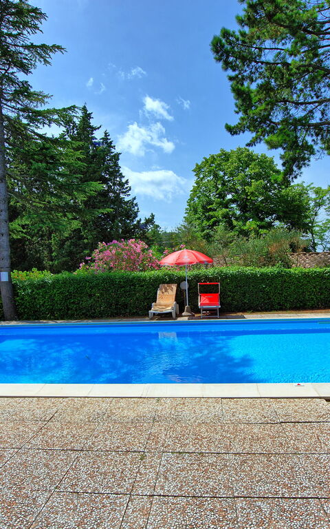 Leccino: Draussen, Garten, Schwimmbad