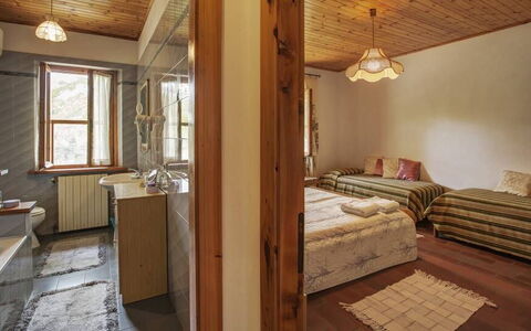 Unterkunft Leccino 1: Bad, Schlafzimmer