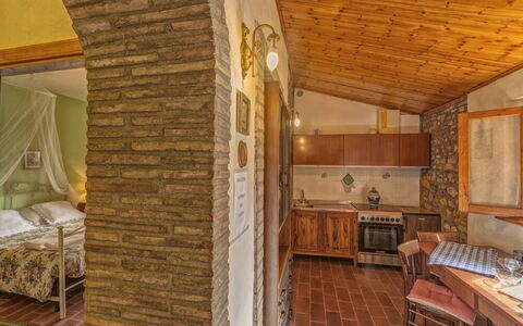 Unterkunft Leccino 3: Esszimmer, Küche