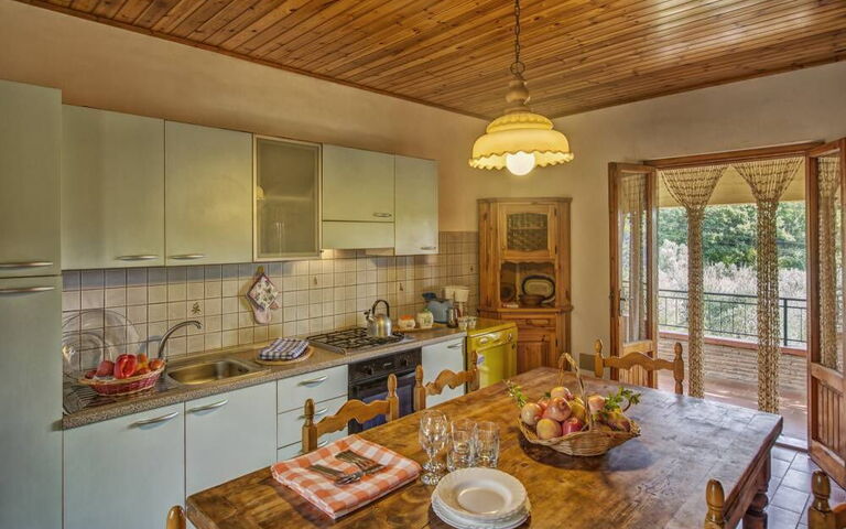 Unterkunft Leccino 1: Esszimmer, Küche