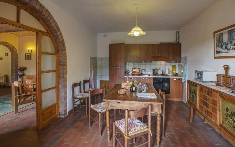 Unterkunft Leccino 2: Esszimmer, Küche