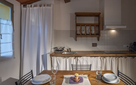 Unterkunft Mattacchione: Esszimmer, Küche