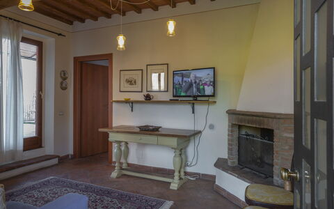 Unterkunft La Maria e Cecco: Wohnzimmer