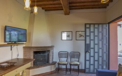 Unterkunft La Maria e Cecco: Wohnzimmer