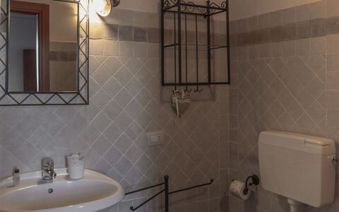 Unterkunft La Maria e Cecco: Bad