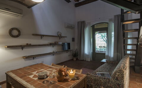 Unterkunft Catola: Esszimmer, Wohnzimmer