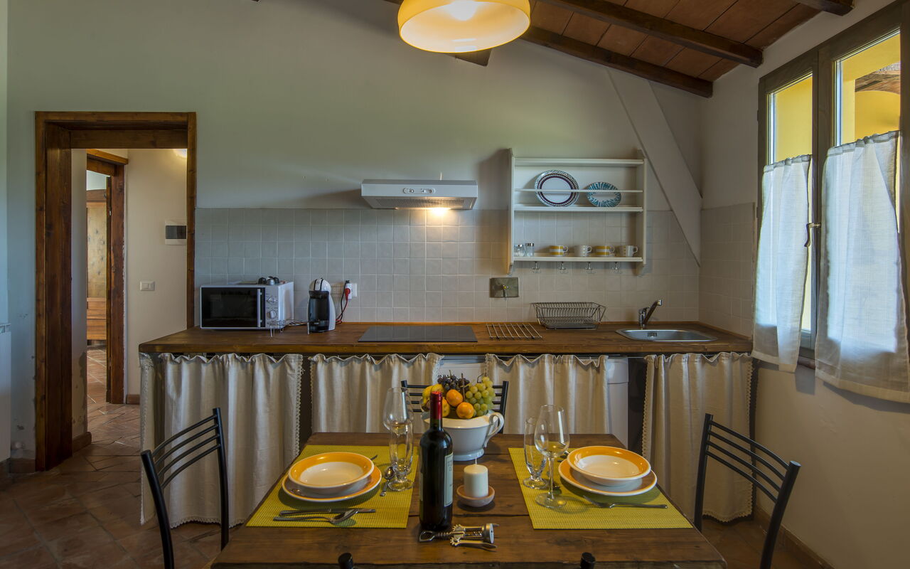 Unterkunft Giambardino: Esszimmer, Küche