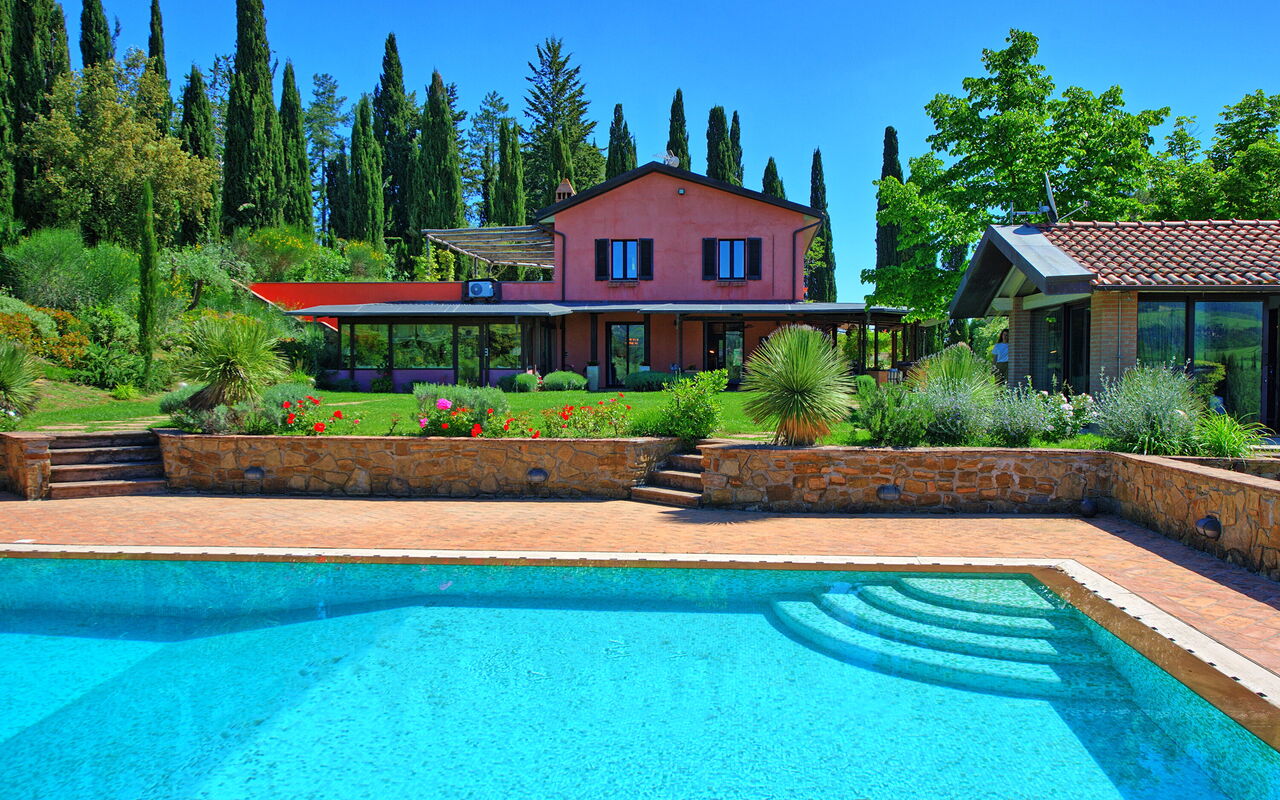 Villa Barbarella: Draussen, Garten, Schwimmbad