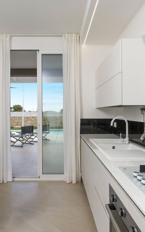 Villa Paradisus: Esszimmer, Küche