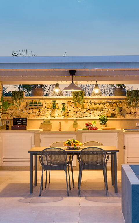 Villa Paradisus: Außen, Balkon / Terrasse / Patio, Draussen