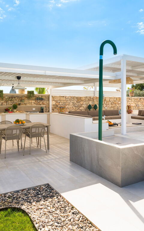 Villa Paradisus: Außen, Balkon / Terrasse / Patio, Draussen