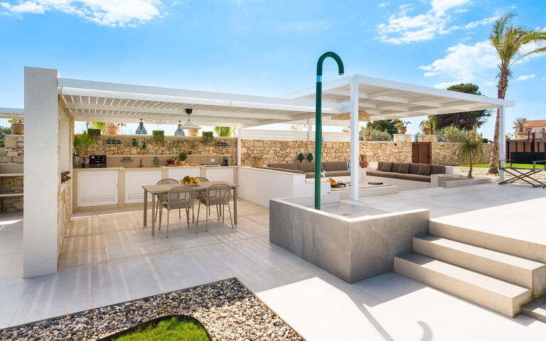 Villa Paradisus: Außen, Balkon / Terrasse / Patio, Draussen