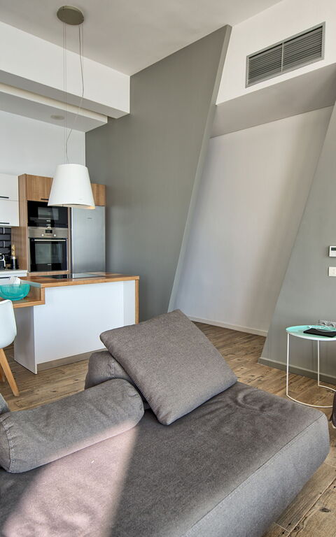 Villa Sapphire: Küche, Wohnzimmer