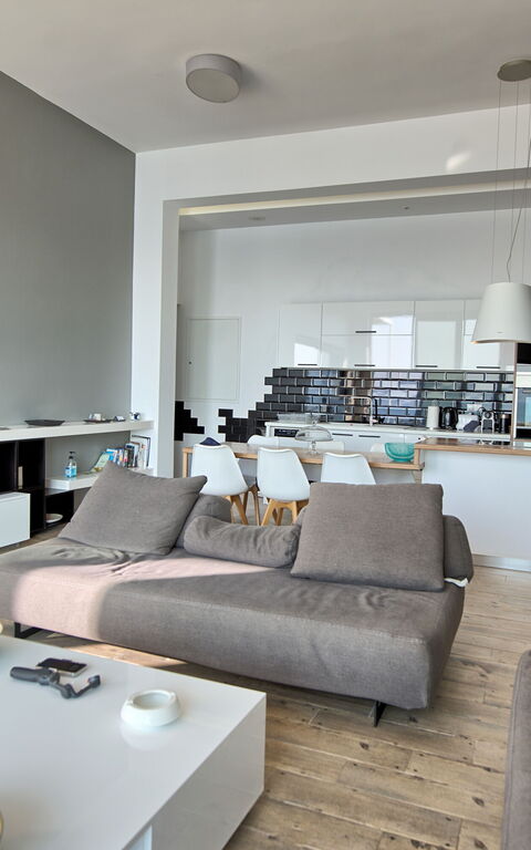 Villa Sapphire: Küche, Wohnzimmer