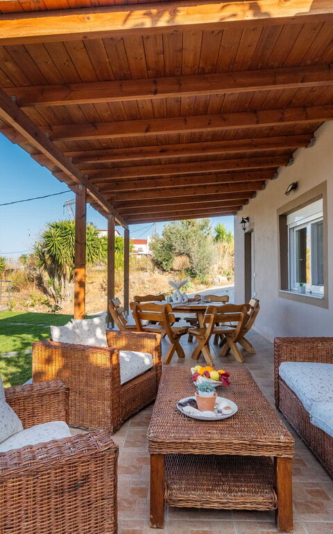 Villa Rose: Ansichten, Außen, Balkon / Terrasse / Patio, Draussen, Garten, Schwimmbad