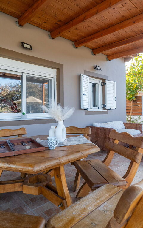 Villa Rose: Außen, Balkon / Terrasse / Patio, Draussen