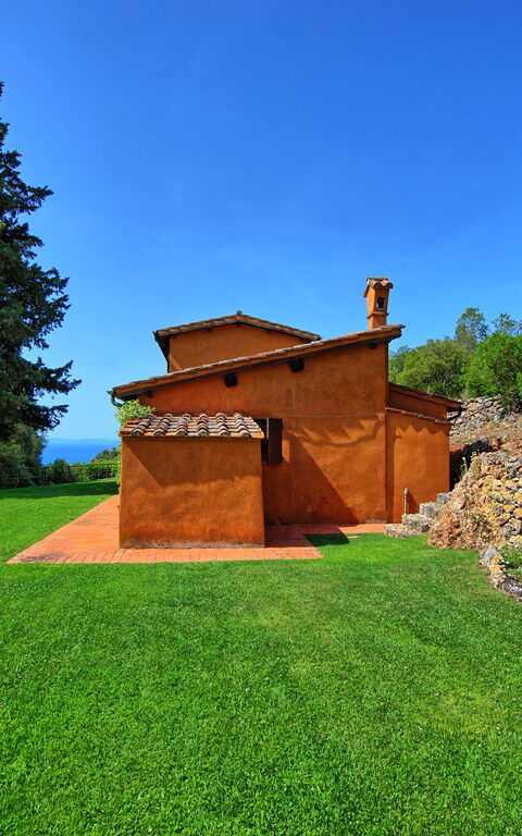 Casale Argentario: Draussen, Garten