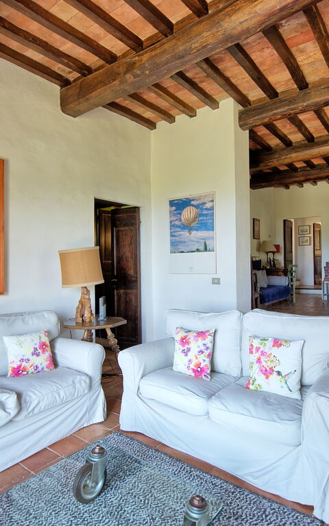 Casale Argentario: Wohnzimmer