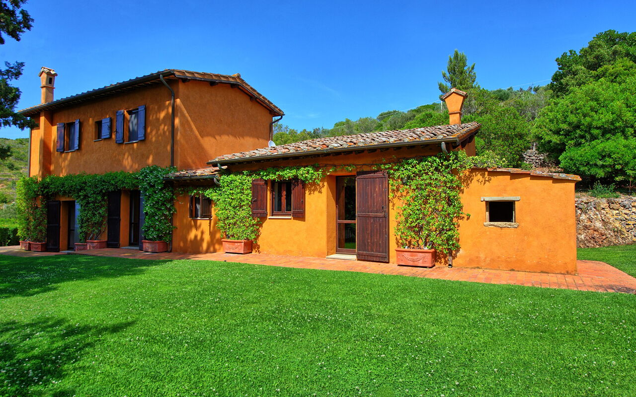 Casale Argentario: Draussen, Garten