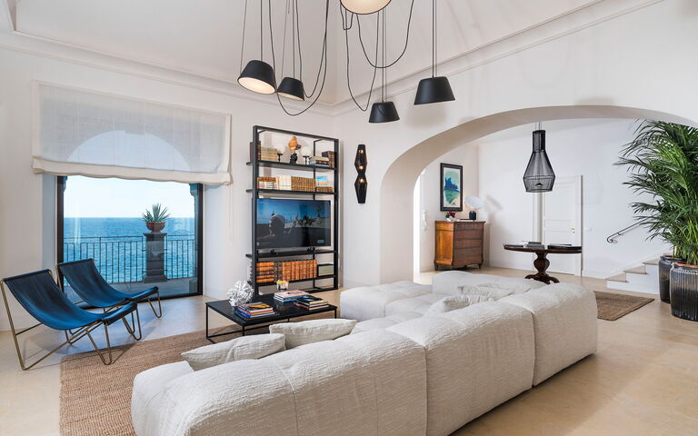 Villa Acqua Marina: Wohnzimmer