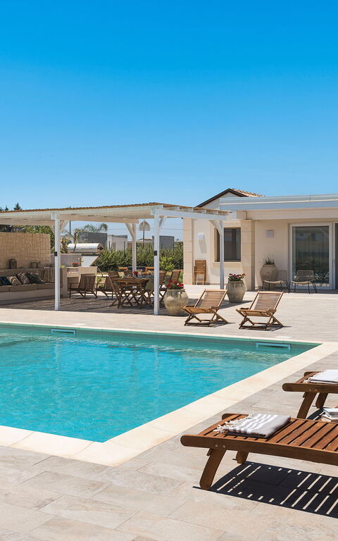 Villa Paolina: Außen, Balkon / Terrasse / Patio, Draussen, Schwimmbad