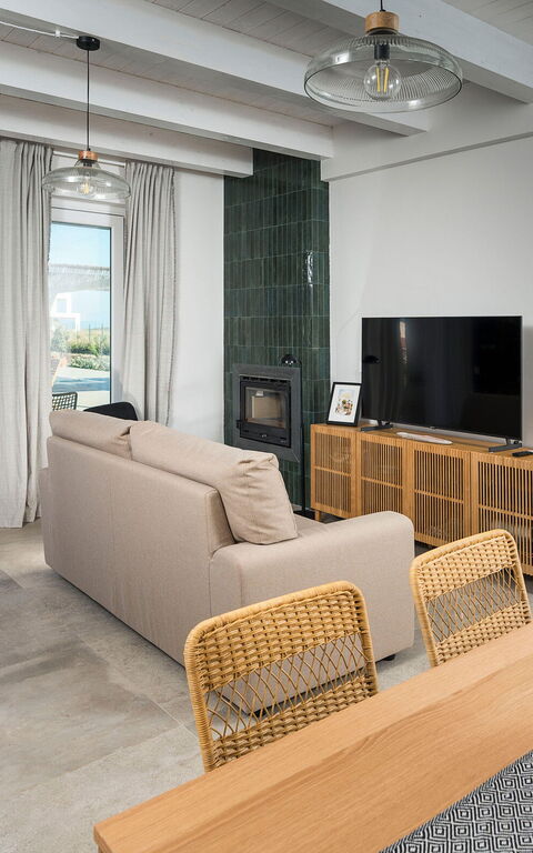 Villa Paolina: Esszimmer, Wohnzimmer