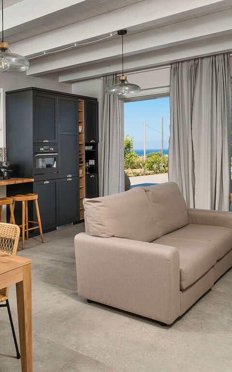 Villa Paolina: Esszimmer, Küche, Wohnzimmer