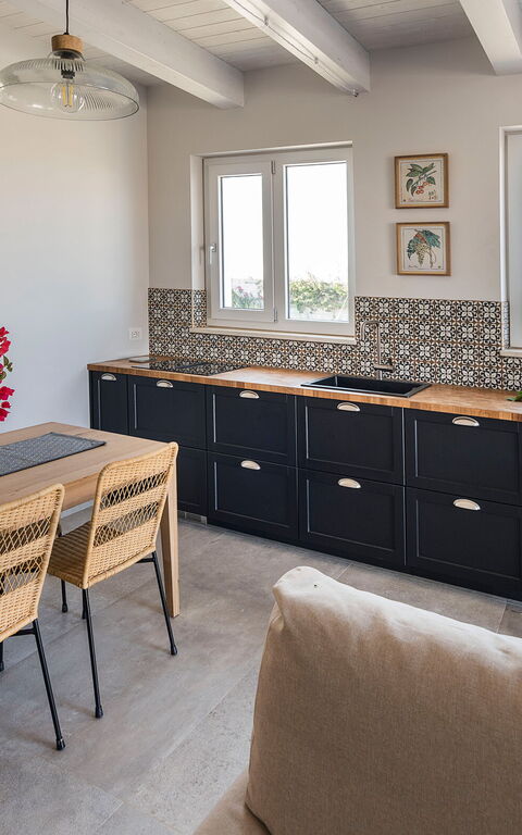 Villa Paolina: Esszimmer, Küche, Wohnzimmer