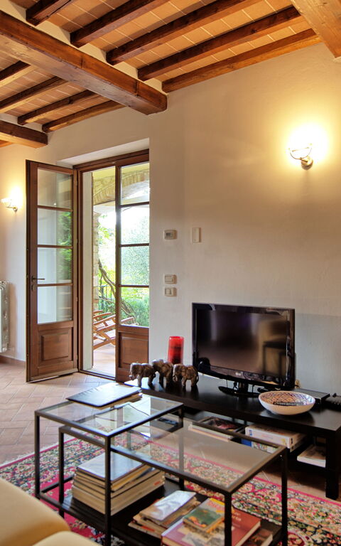 Casa Minuccia: Wohnzimmer