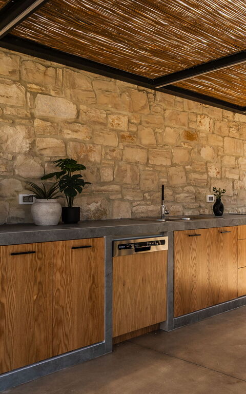 Villa Serenity: Balkon / Terrasse / Patio, Draussen