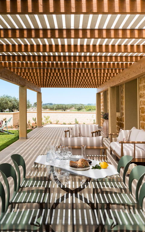 Villa Cavalè: Außen, Balkon / Terrasse / Patio, Draussen, Garten