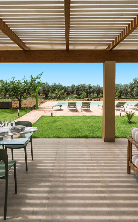 Villa Cavalè: Außen, Balkon / Terrasse / Patio, Draussen, Garten