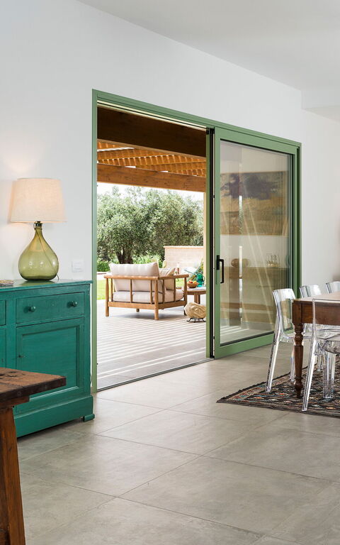 Villa Cavalè: Esszimmer, Wohnzimmer