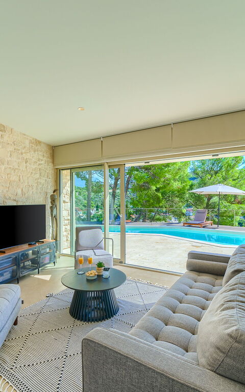 Villa Pine Haven: Wohnzimmer