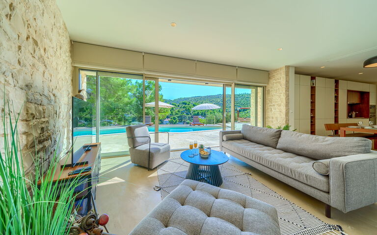 Villa Pine Haven: Wohnzimmer