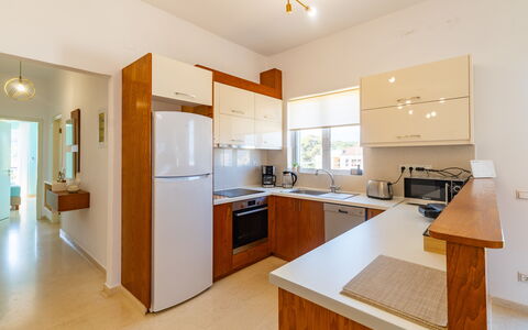 Unterkunft Christianna Apartments 2: Esszimmer, Küche, Wohnzimmer