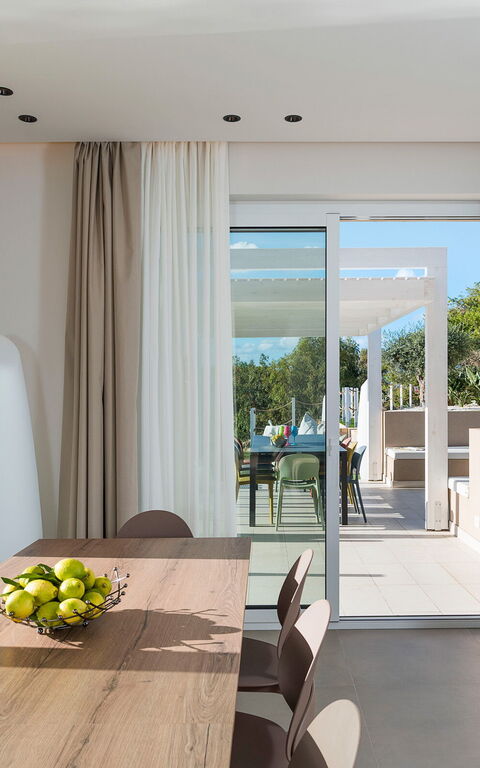 Villa Castalia: Esszimmer, Küche