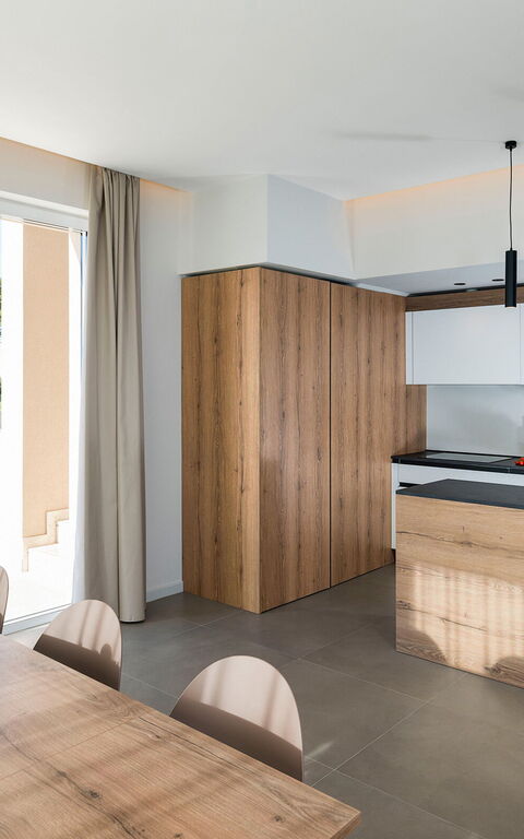 Villa Castalia: Esszimmer, Küche