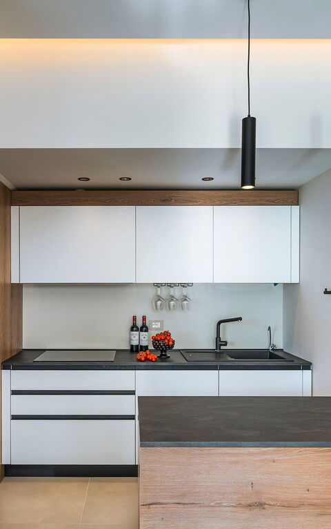 Villa Castalia: Küche