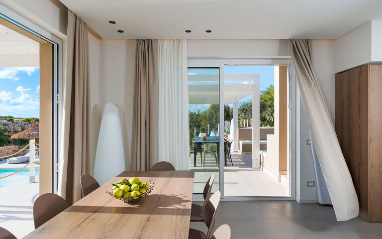 Villa Castalia: Esszimmer, Küche