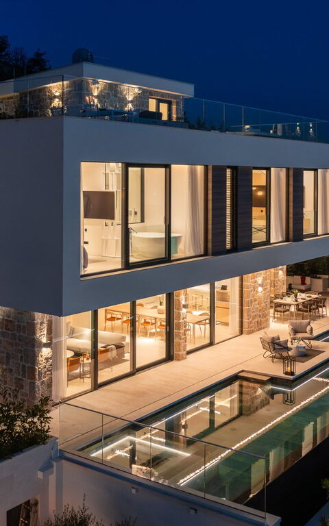 Villa Olive Vista 2: Außen, Balkon / Terrasse / Patio, Draussen, Schwimmbad