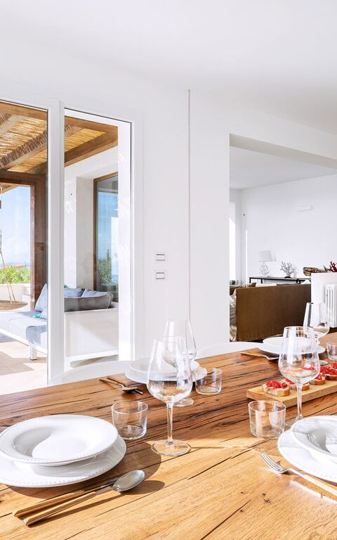 Villa Erakle: Esszimmer