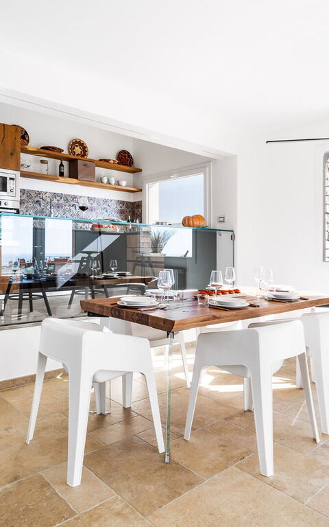 Villa Erakle: Esszimmer