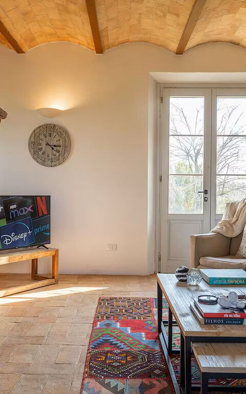 Casale Delle Mele: Wohnzimmer